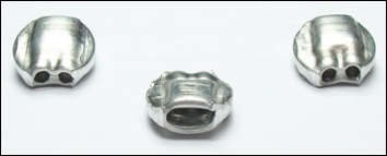 1.000 Aluminiumplomben 10 mm &Oslash;, Form 71